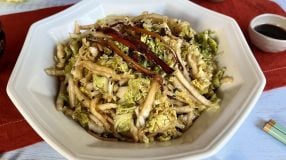 Salada agridoce de acelga