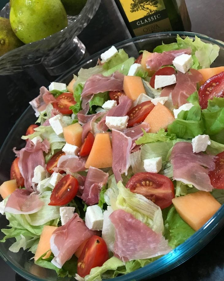 Salada com parma