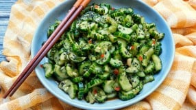 Salada coreana de pepino