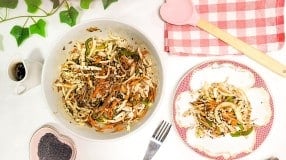 Salada de acelga oriental