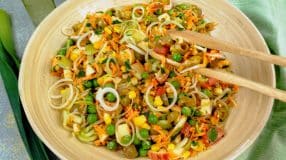 Salada de alho-poró
