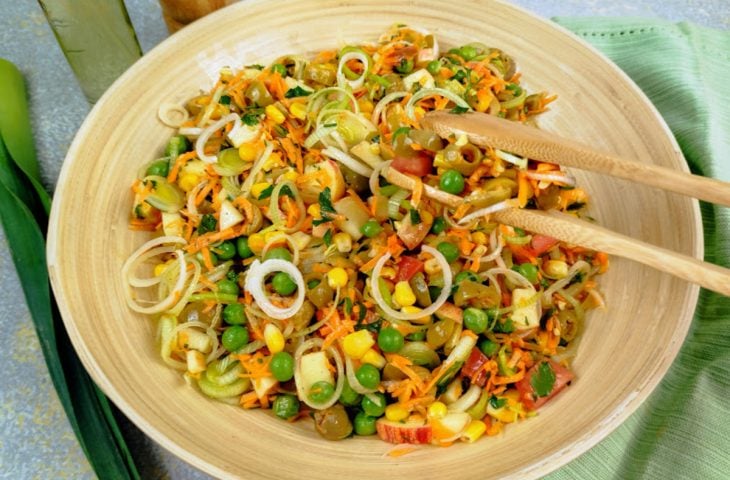 Salada de alho-poró