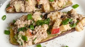 Salada de atum agridoce