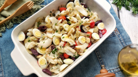 Salada de bacalhau simples