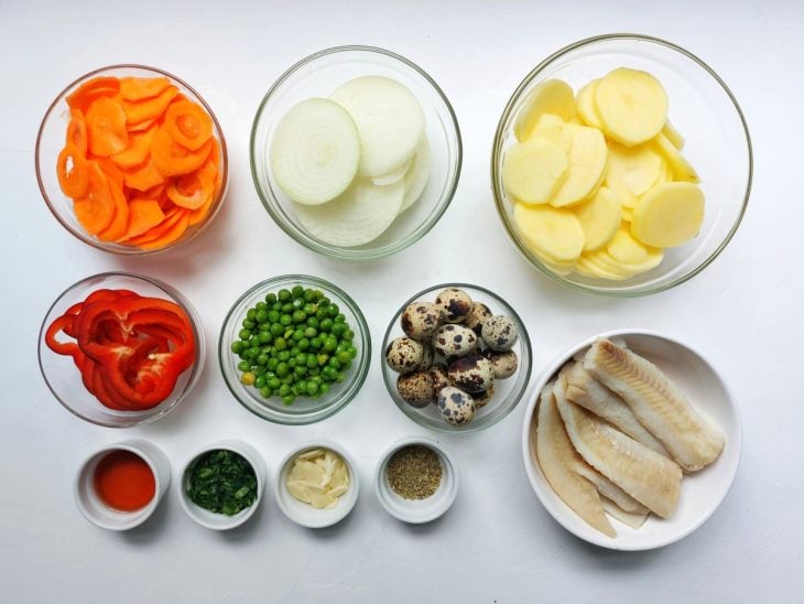 Salada de bacalhau fácil - Passo a Passo