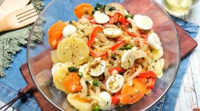 Salada de bacalhau fácil