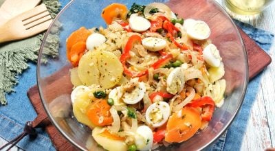 Salada de bacalhau fácil