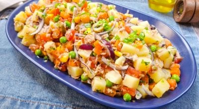 Salada de batata com atum