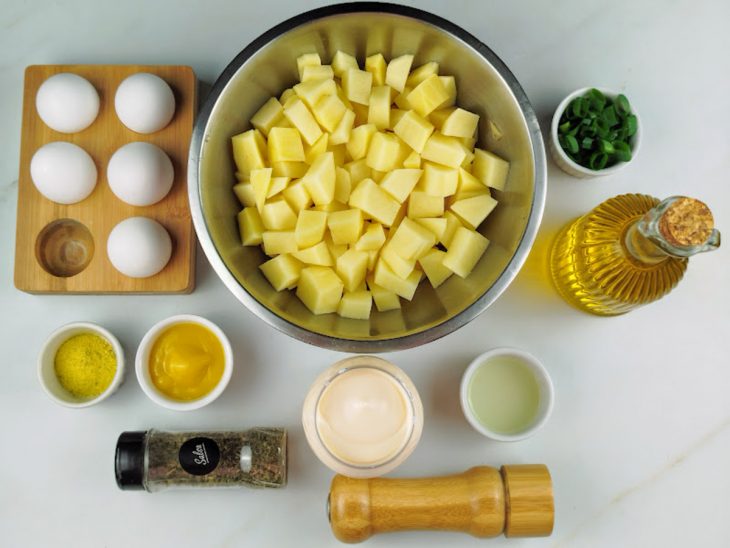 Ingredientes reunidos.
