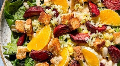 Salada de beterraba com laranja