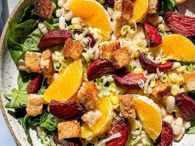 Salada de beterraba com laranja