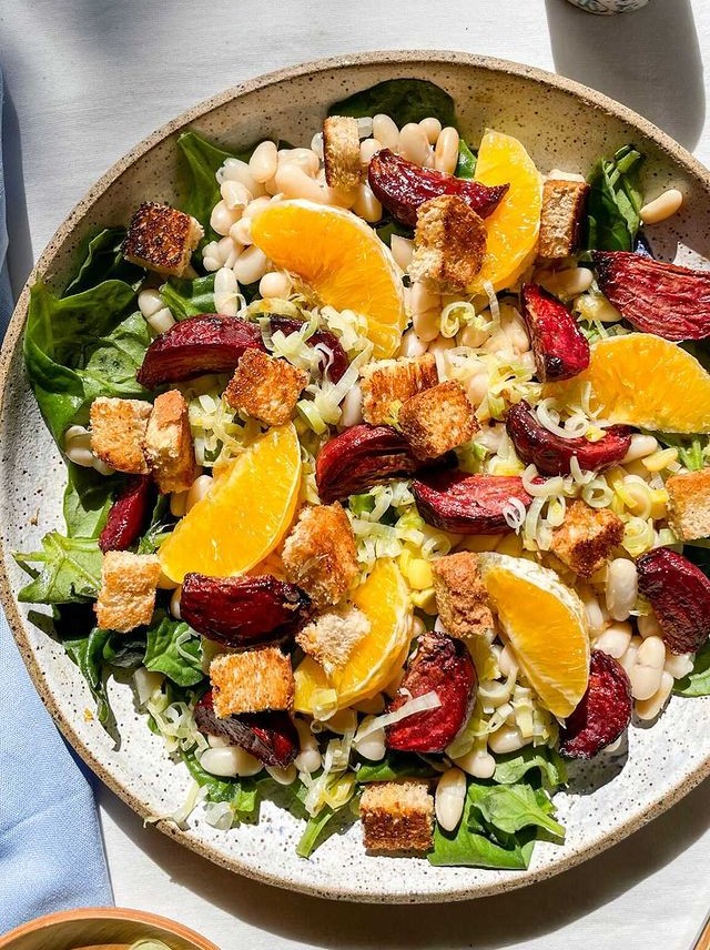 Salada de beterraba com laranja