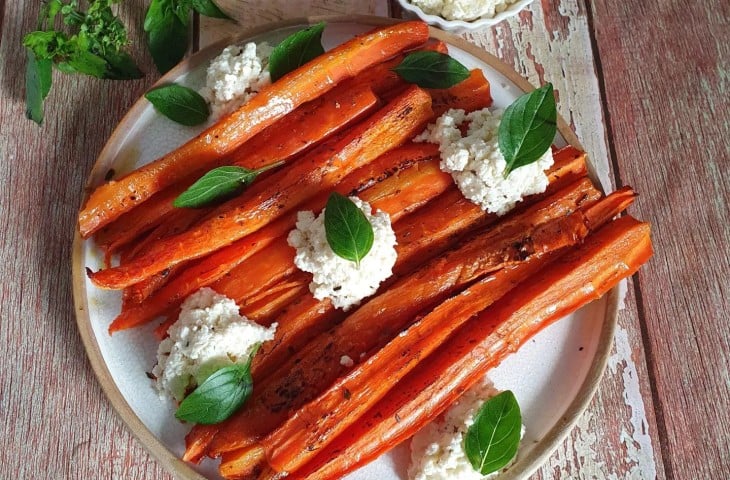 Salada de cenoura com mel