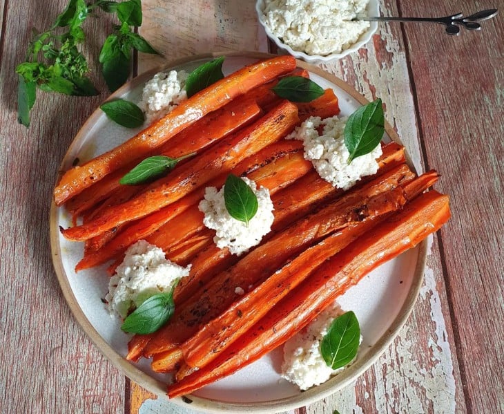 Salada de cenoura com mel