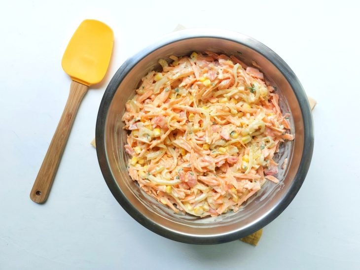 Salada de cenoura cremosa - Passo a Passo