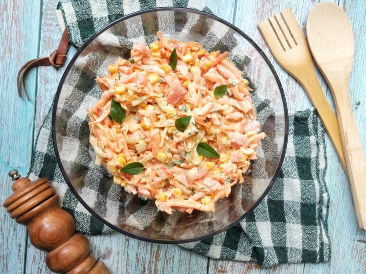 Salada de cenoura cremosa - Passo a Passo