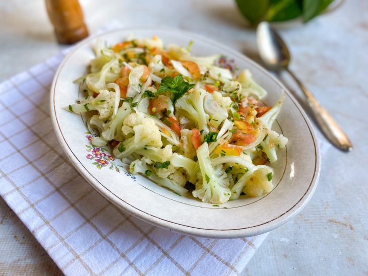 Salada de couve-flor
