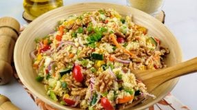 Salada de cuscuz marroquino