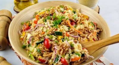 Salada de cuscuz marroquino