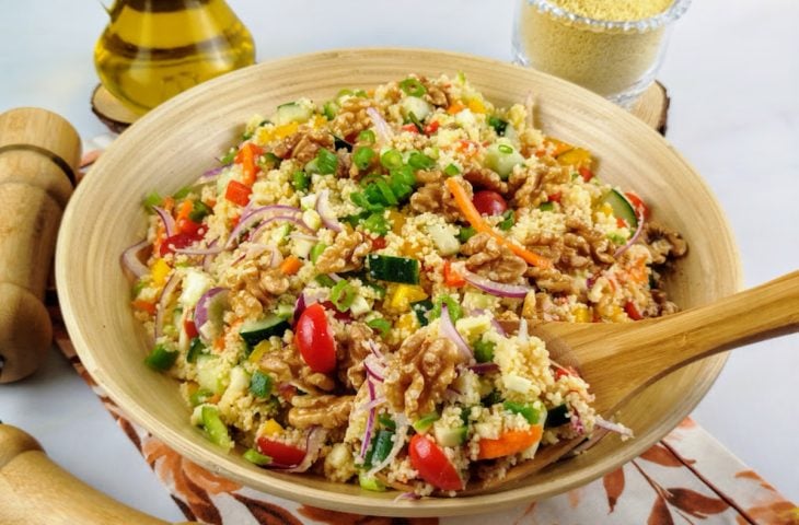 Salada de cuscuz marroquino