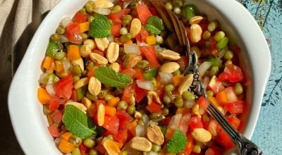 Salada de feijão-mungo
