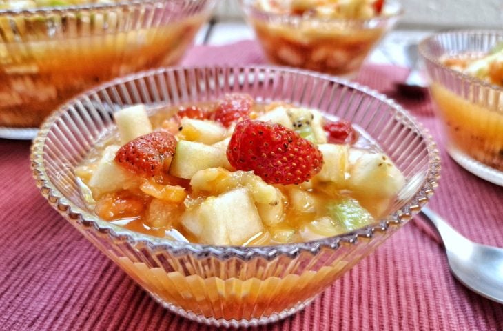 Salada de frutas fácil e rápida