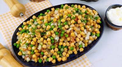 Salada de grão-de-bico