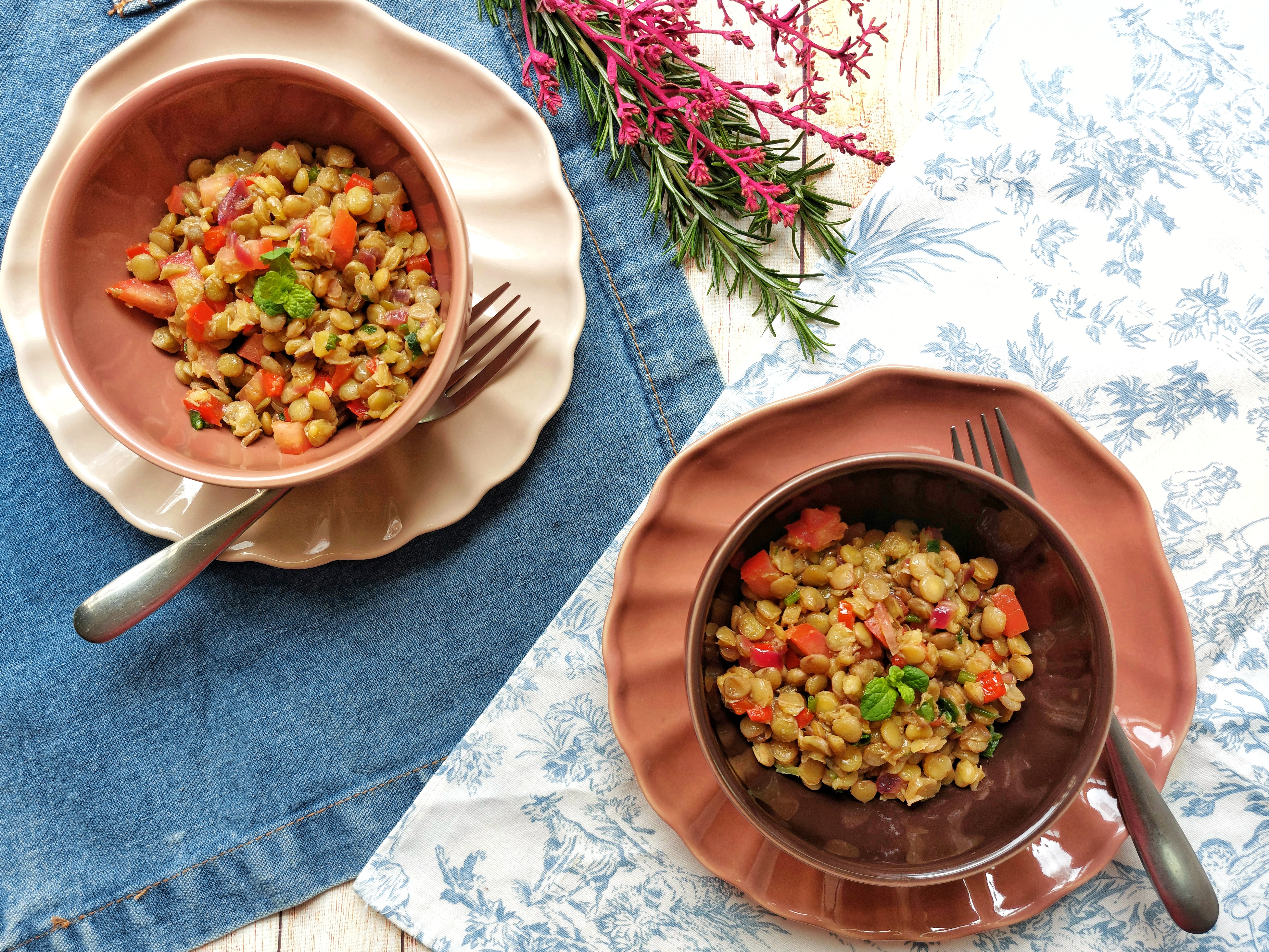 Salada de lentilha