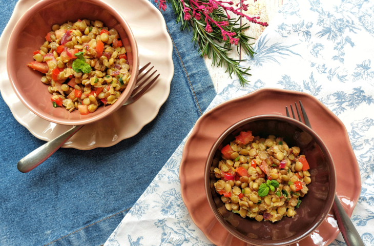 Salada de lentilha