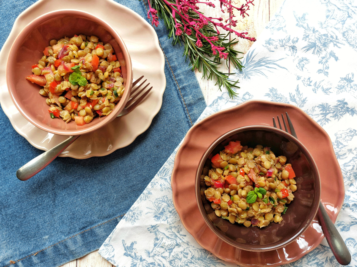 Salada de lentilha