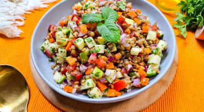 Salada de lentilha libanesa