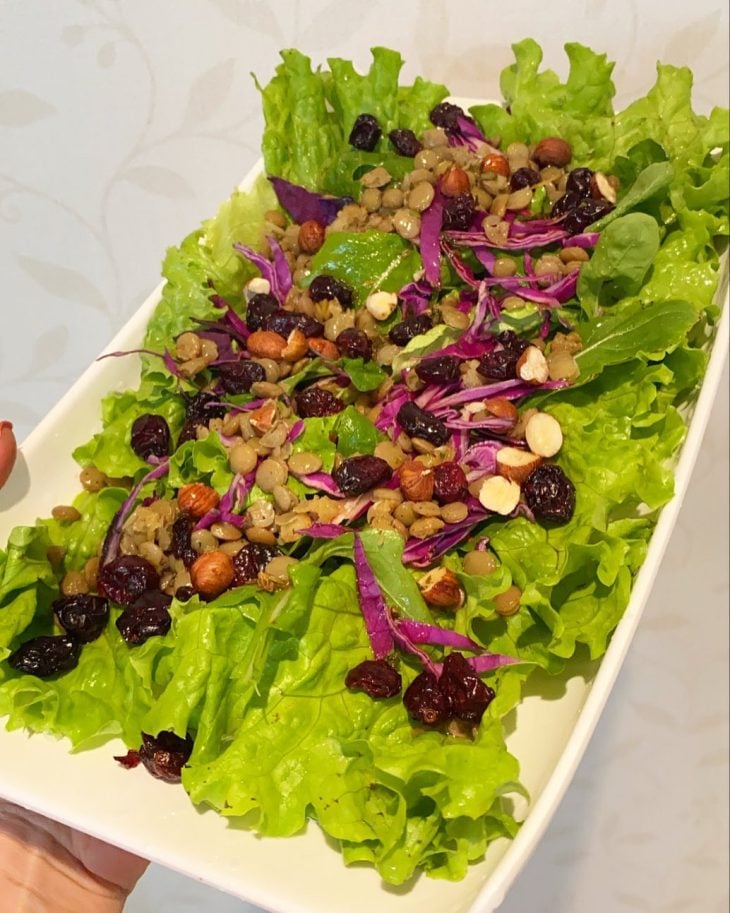 Salada de lentilha refrescante