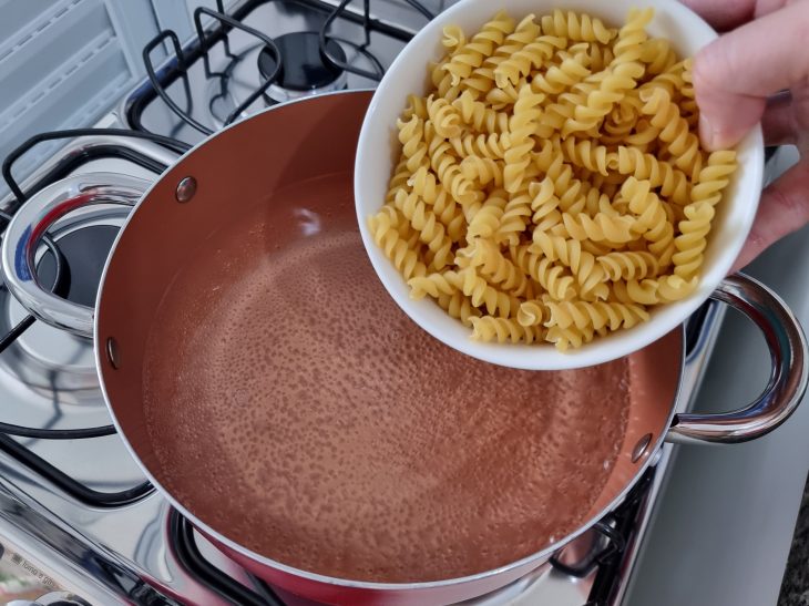 Salada de macarrão - Passo a Passo