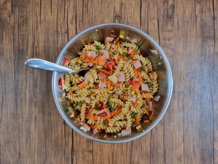 Salada de macarrão - Passo a Passo