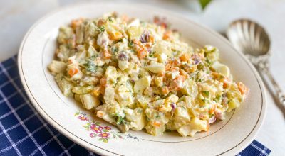 Salada de maionese caseira