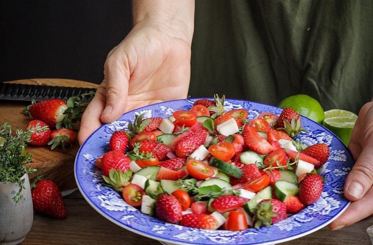 Salada de morango