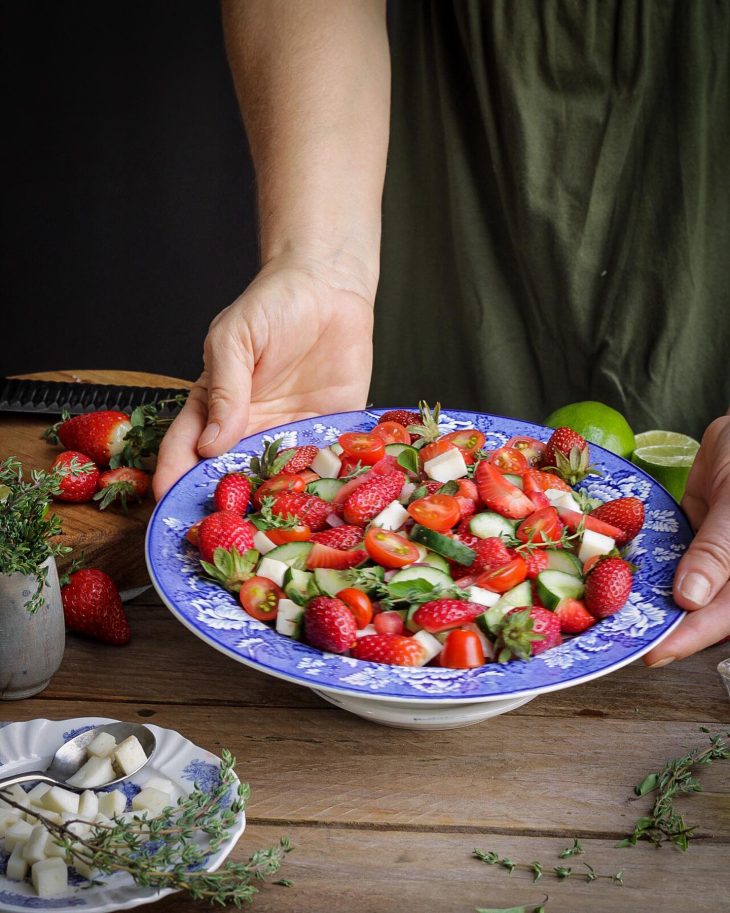 Salada de morango