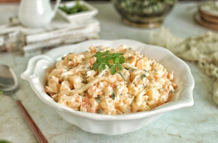 Salada de repolho cremoso