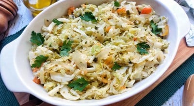 Salada de repolho refogado