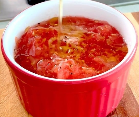 Salada de tomate espanhola