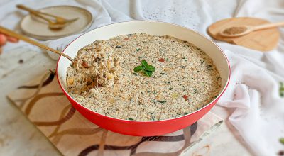 Salada marroquina com abacaxi