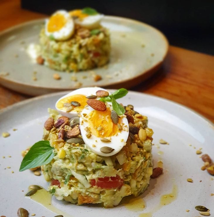 Salada mexicana com avocado