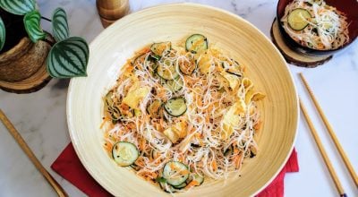 Salada oriental de bifum