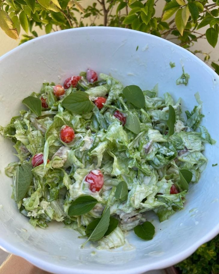 Salada para churrasco