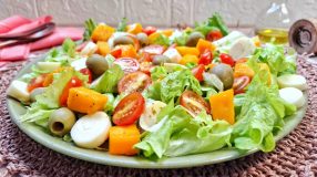 Salada tropical simples