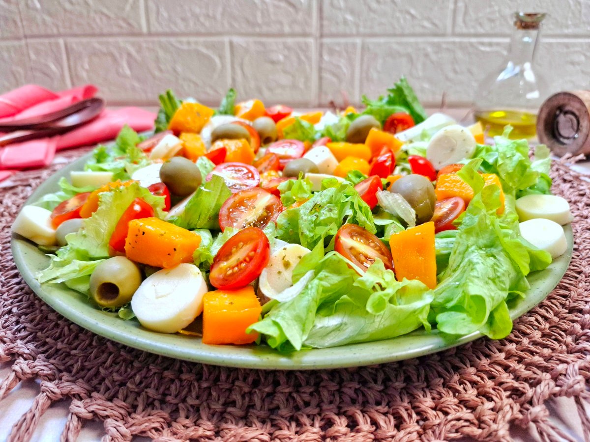Salada tropical simples