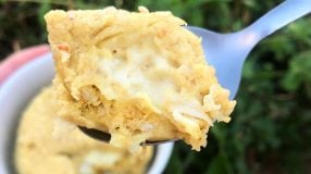 Salgado de frango de micro-ondas