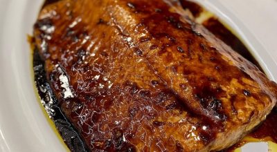 Salmão ao molho teriyaki