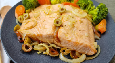 Salmão no forno