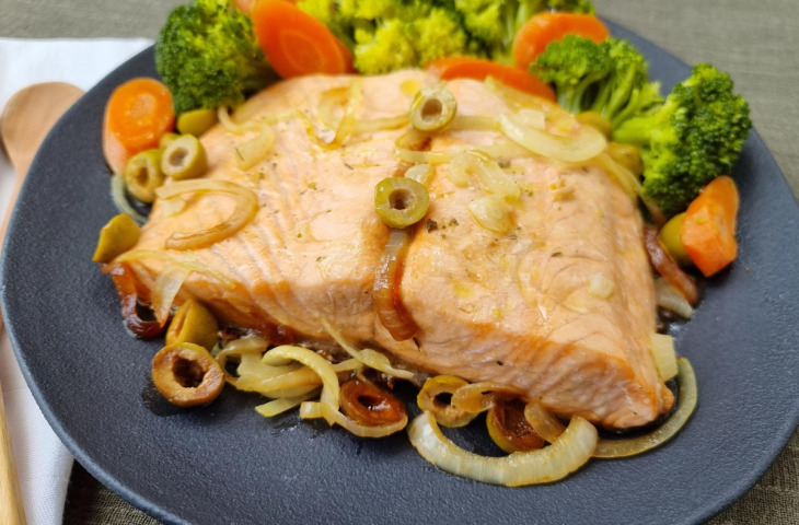 Salmão no forno